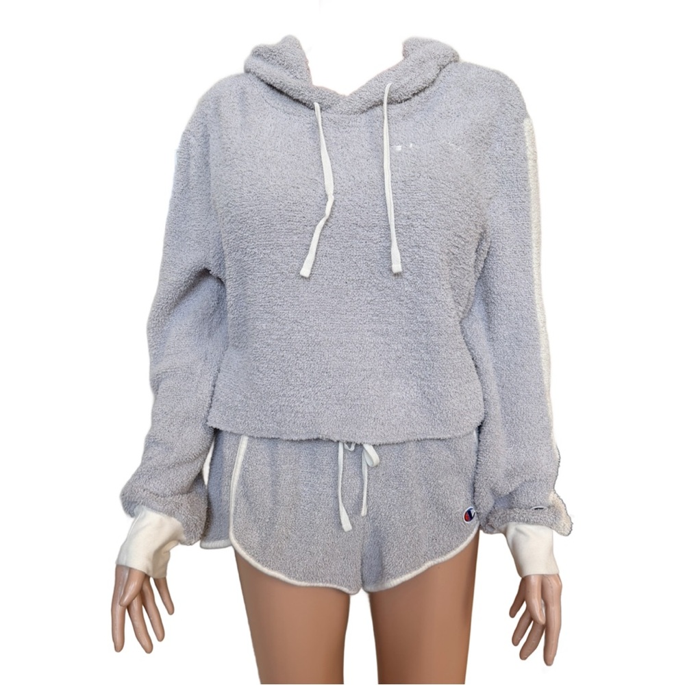 Champion Cozy and Soft Gray Hooded Lounge Set - Picture 4 of 4